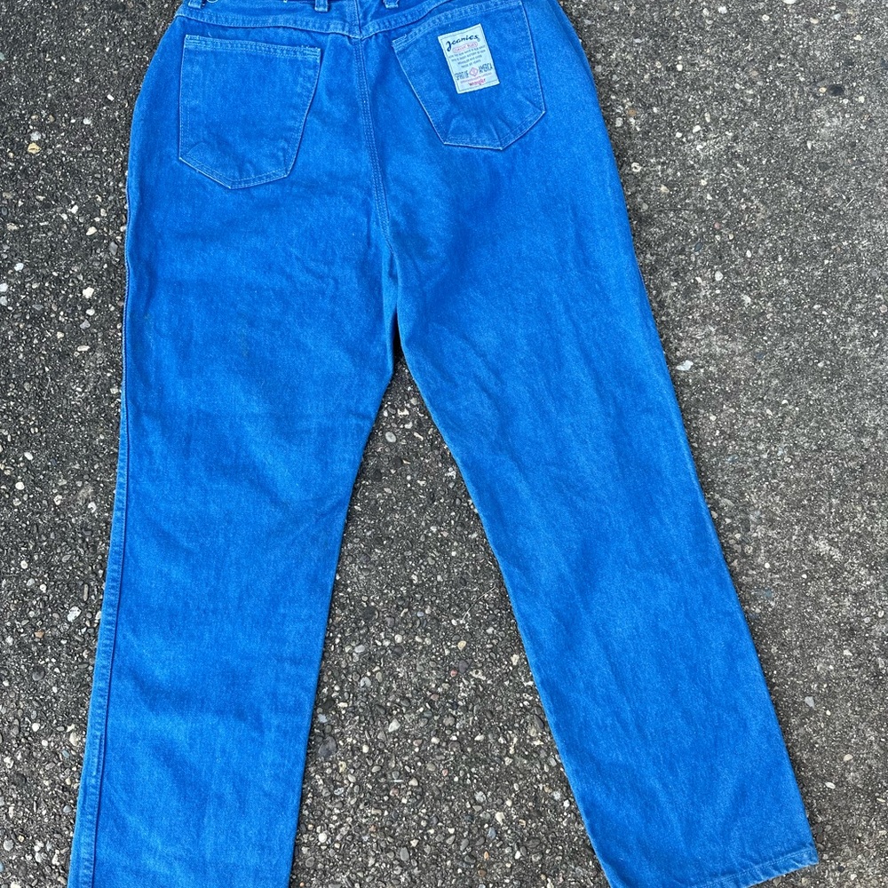 Women’s Wrangler MOM JEANS Classic Blue Jeans 30” Waist
